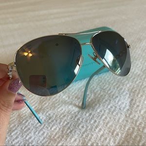 Tiffany & Co Polarized Aviator Sunglasses